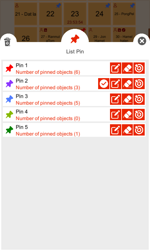 Attendance screenshot