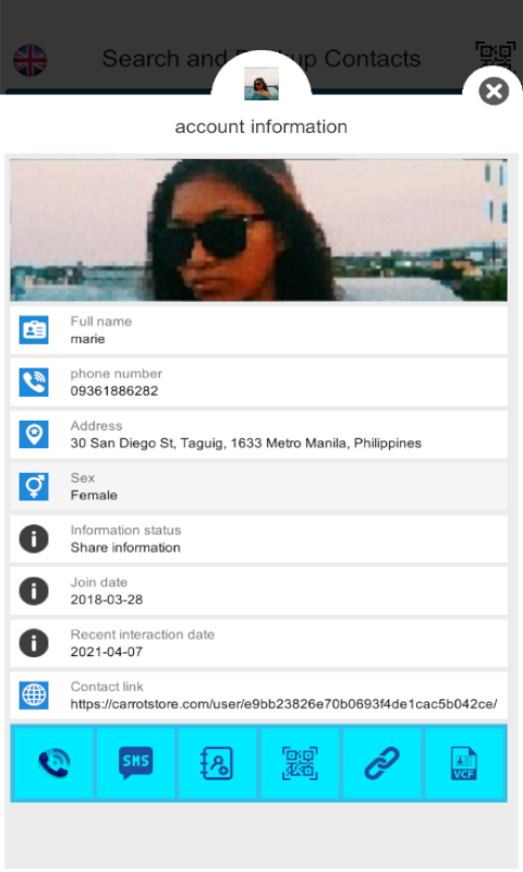 World Phone Book screenshot