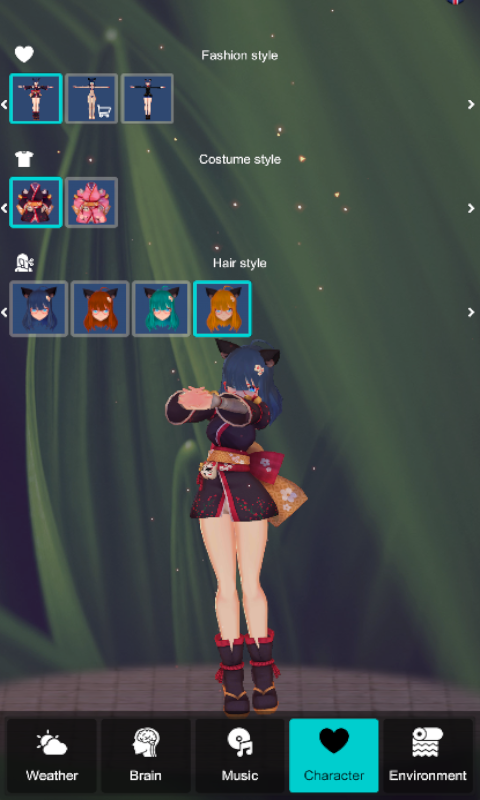 Cute virtual assistant screenshot
