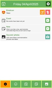 Happy Diary screenshot