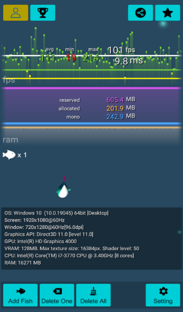 GPU Graphics Performance screenshot