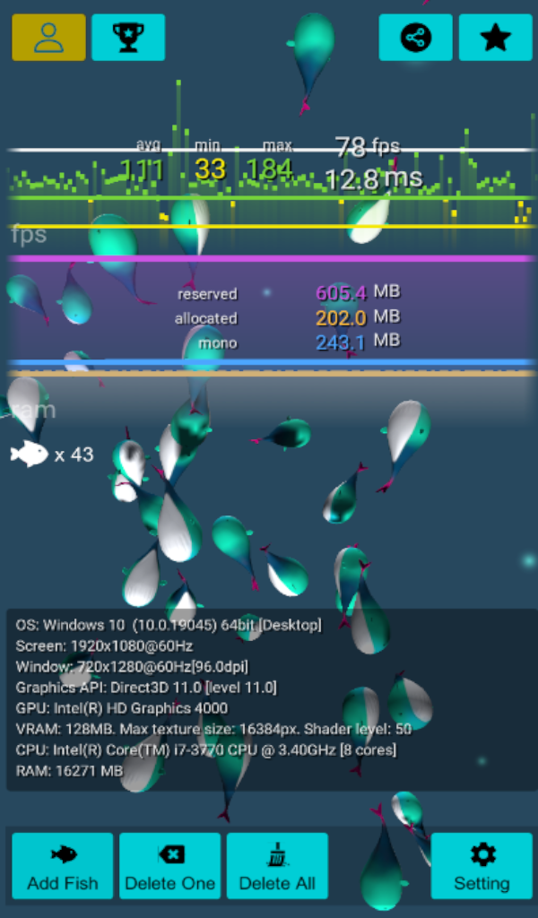 GPU Graphics Performance screenshot