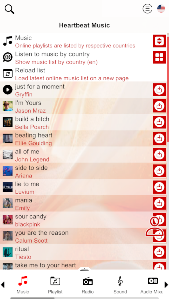 The rhythm of music screenshot