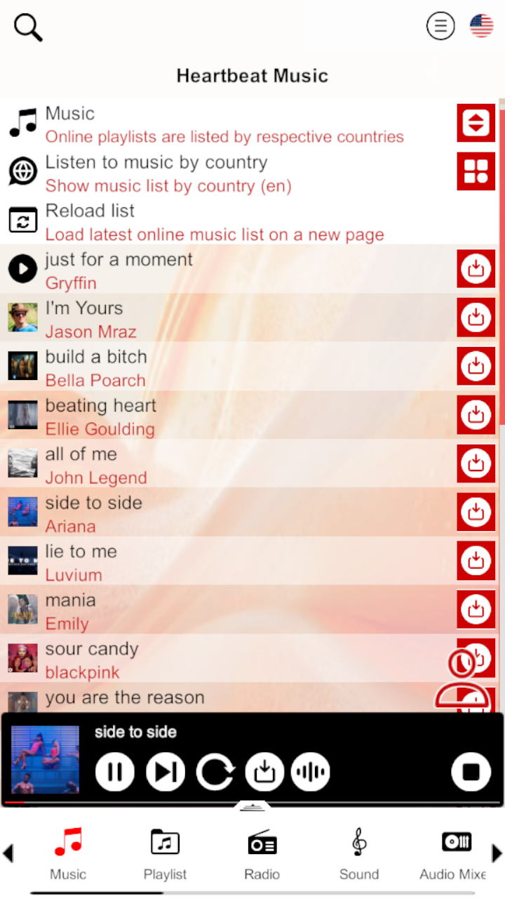 The rhythm of music screenshot