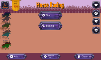 Horse racing screenshot