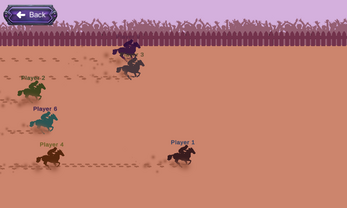 Horse racing screenshot