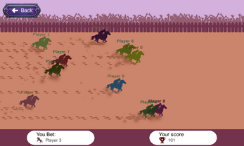 Horse racing screenshot