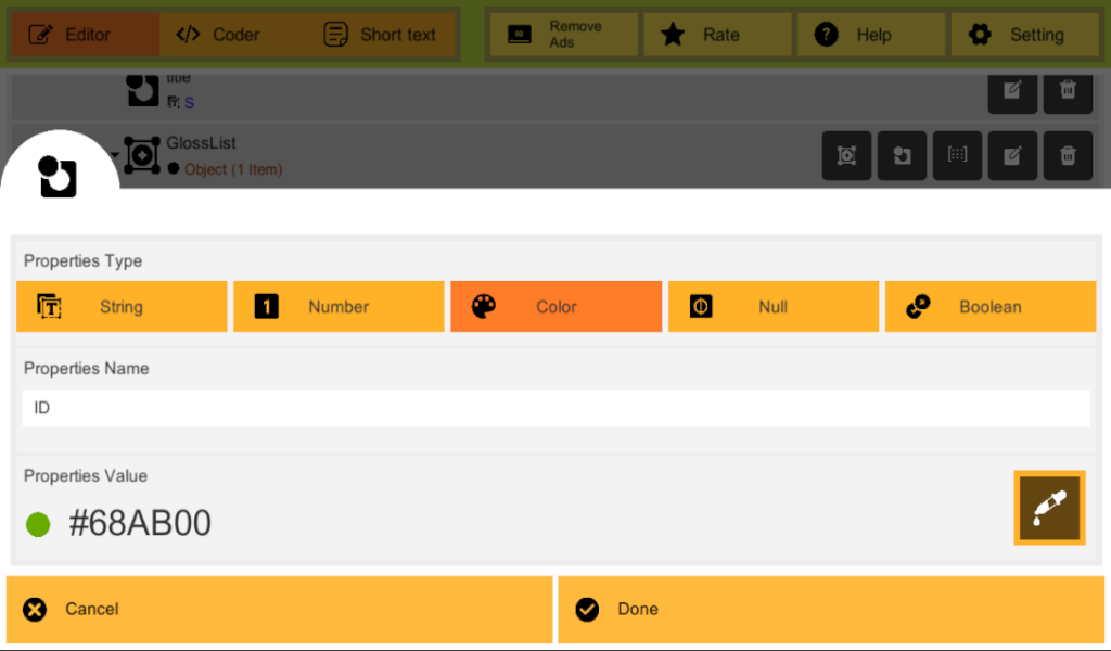 Json Designer screenshot
