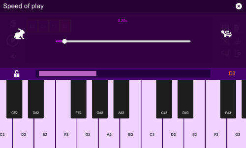 Midi Piano Editor screenshot