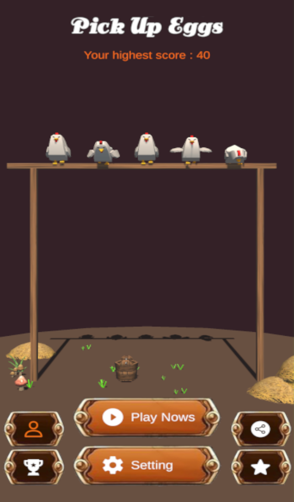 Pick up eggs screenshot