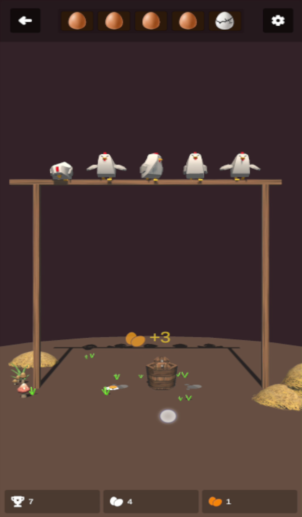 Pick up eggs screenshot