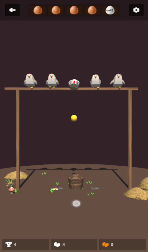 Pick up eggs screenshot