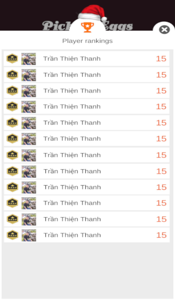 Pick up eggs screenshot
