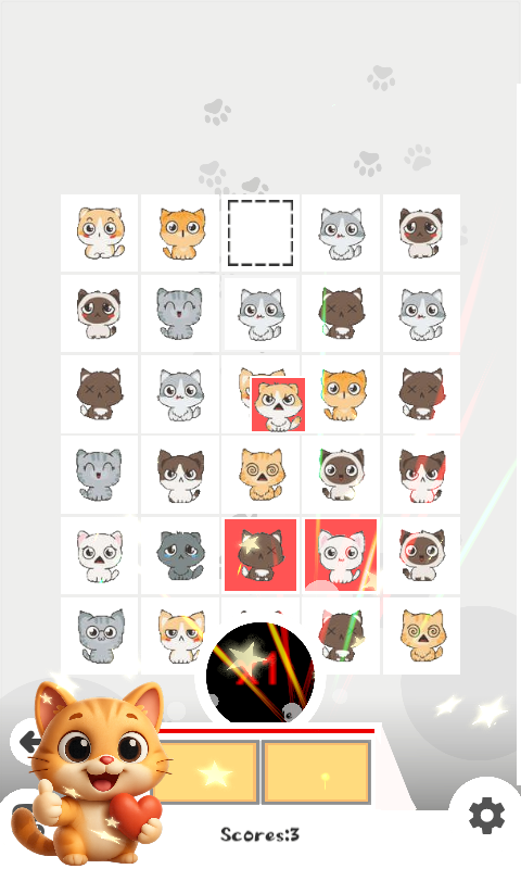 Three cats screenshot