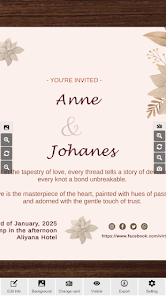 Create wedding cards screenshot
