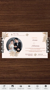 Create wedding cards screenshot