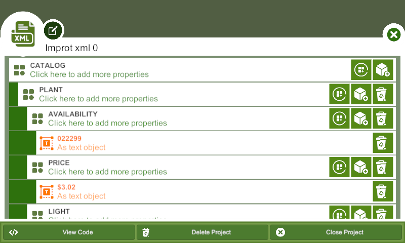 Xml Editor screenshot